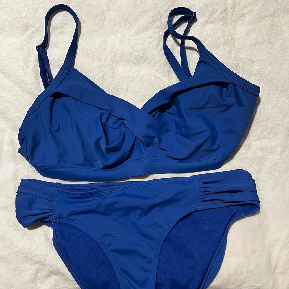 Athleta Blue Bikini Set